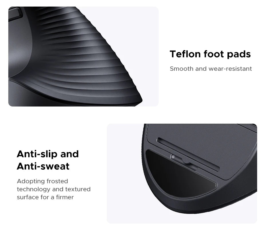 Souris verticale ergonomique sans fil UGREEN – 4000 DPI