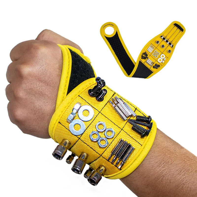 Bracelet magnétique porte-outils
