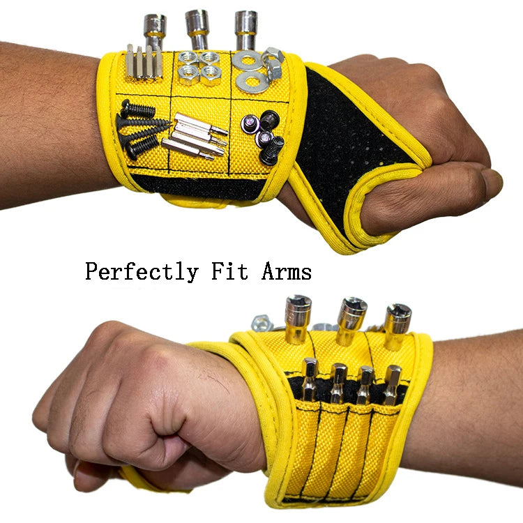 Bracelet magnétique porte-outils