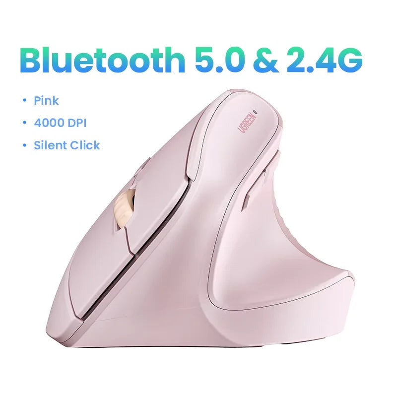 Souris verticale ergonomique sans fil UGREEN – 4000 DPI