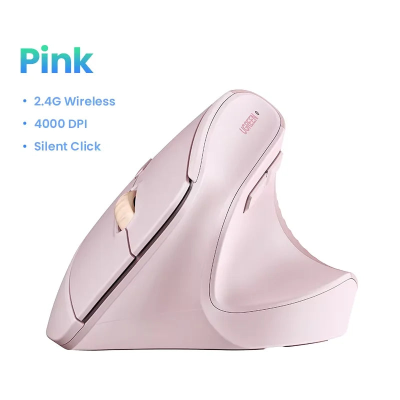 Souris verticale ergonomique sans fil UGREEN – 4000 DPI