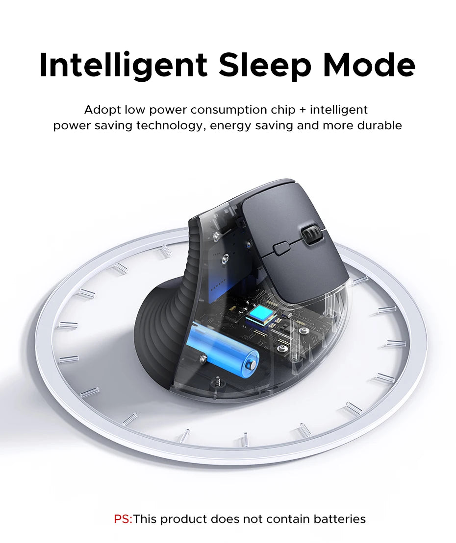 Souris verticale ergonomique sans fil UGREEN – 4000 DPI
