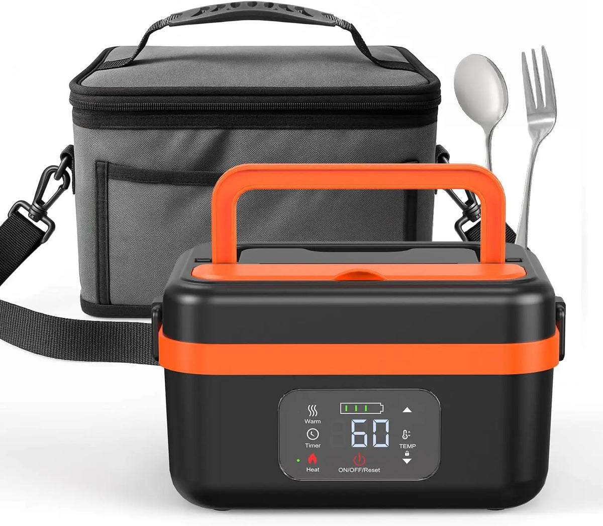 Boîte à lunch chauffante portable – 1 L