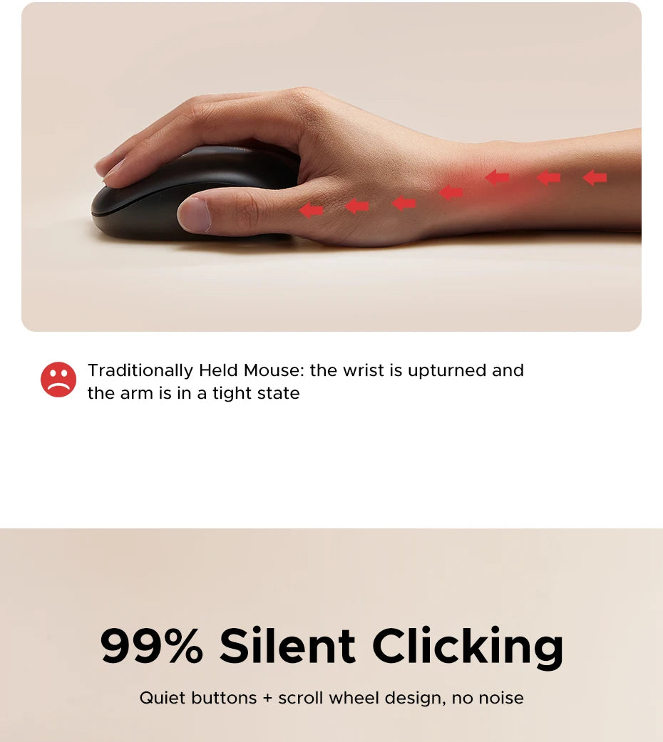Souris verticale ergonomique sans fil UGREEN – 4000 DPI