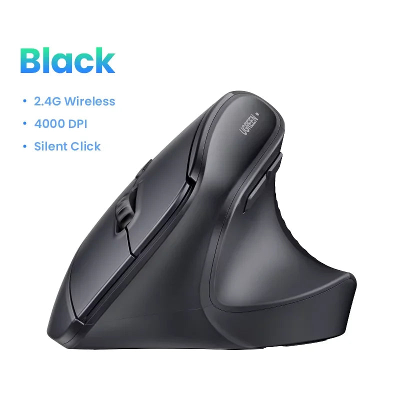 Souris verticale ergonomique sans fil UGREEN – 4000 DPI