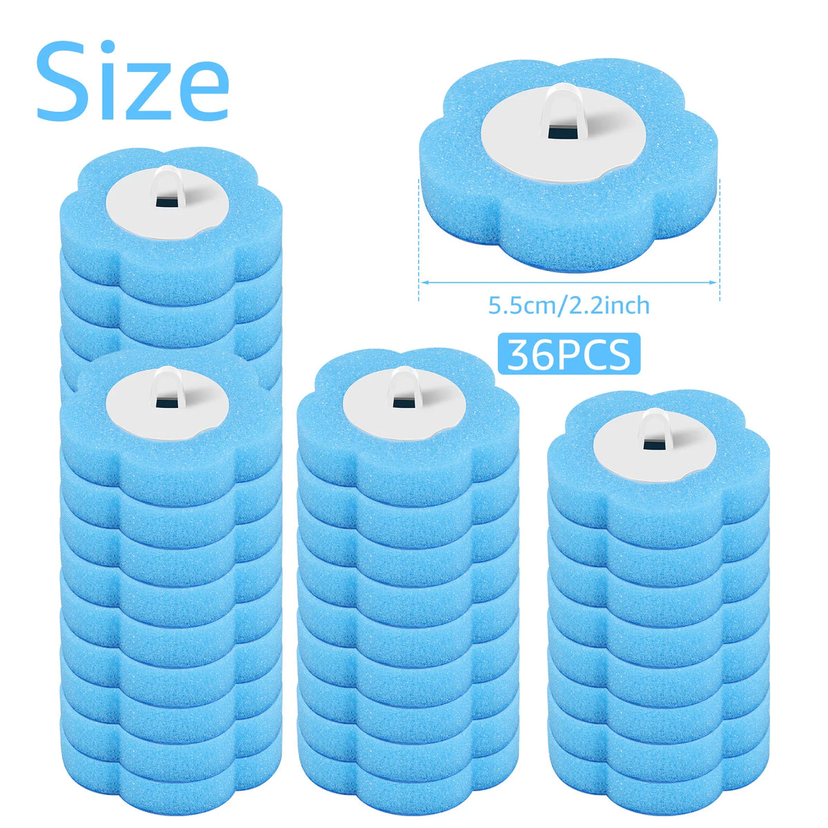 Brosse WC à têtes jetables et recharges