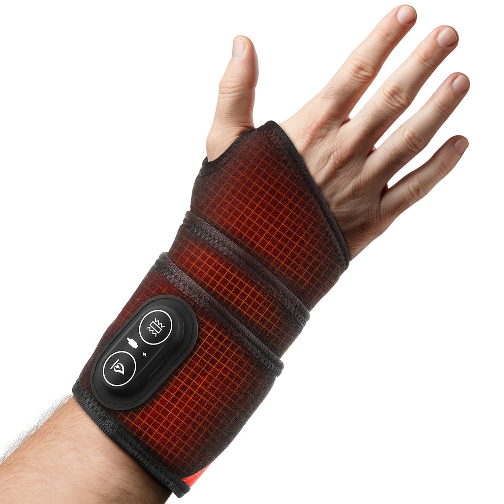 Masseur de poignet LED avec chaleur réglable