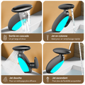 Robinet extractible 360° avec indicateur LED