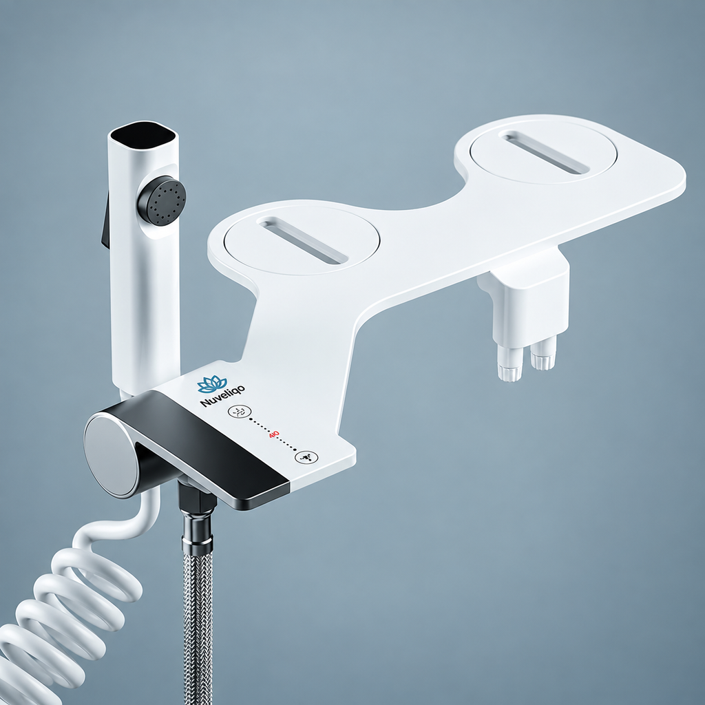 Bidet WC Ultra-Plat à Double Buse – Hygiène & Confort